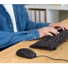 Trust TKM-250 keyboard Mouse included Office USB QWERTZ German Black