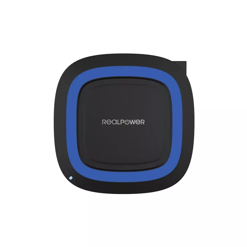 Charger Indoor RealPower FreeCharge-10 Smartphone Black