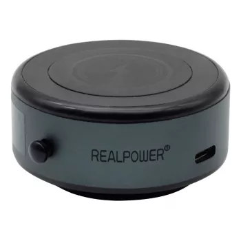 Passive holder RealPower ChargeAir MAG Car Black Mobile phone/Smartphone