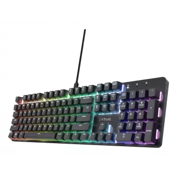 Gaming Keyboard Trust GXT 871 Zora Mechanical USB RGB Black