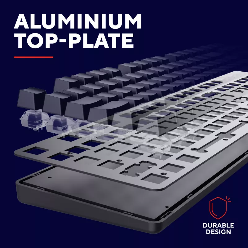 Gaming Keyboard Trust GXT 871 Zora Mechanical USB RGB Black
