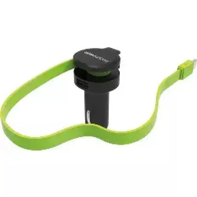 Mobile device charger RealPower 257636 Universal Black Green