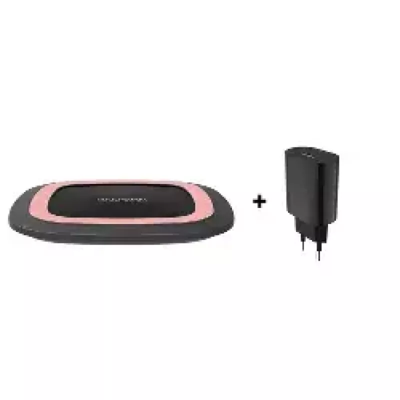 Charger Indoor RealPower FreeCharge-10 Smartphone Black