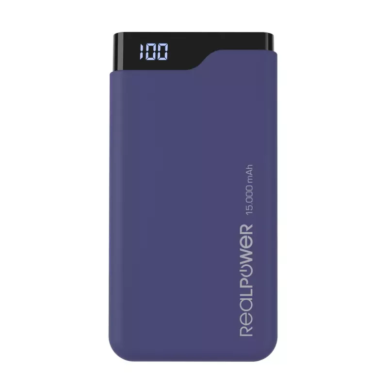 Portable Charger RealPower PB-15000C 15000 mAh