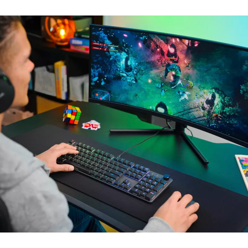 Gaming Keyboard Trust GXT 866 Torix Mechanical USB QWERTZ Black