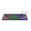 Trust GXT 867 Acira Keyboard Gaming USB QWERTZ German Black Grey 60% Mechanical RGB