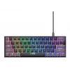 Trust GXT 867 Acira Keyboard Gaming USB QWERTZ German Black Grey 60% Mechanical RGB