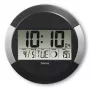 Hama Ischia Radio-controlled clock Round Black, Silver