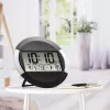 Hama Ischia Radio-controlled clock Round Black, Silver