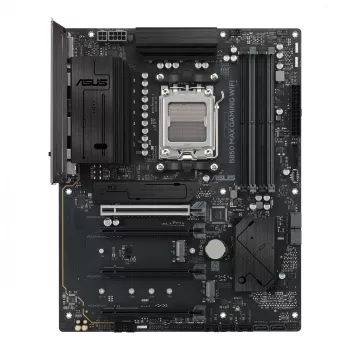 Motherboard ASUS B850 MAX GAMING WIFI Socket AM5 ATX, AMD B850, DDR5, 4 DIMM, 256 GB, Wi‑Fi 6E, 2.5Gb Ethernet