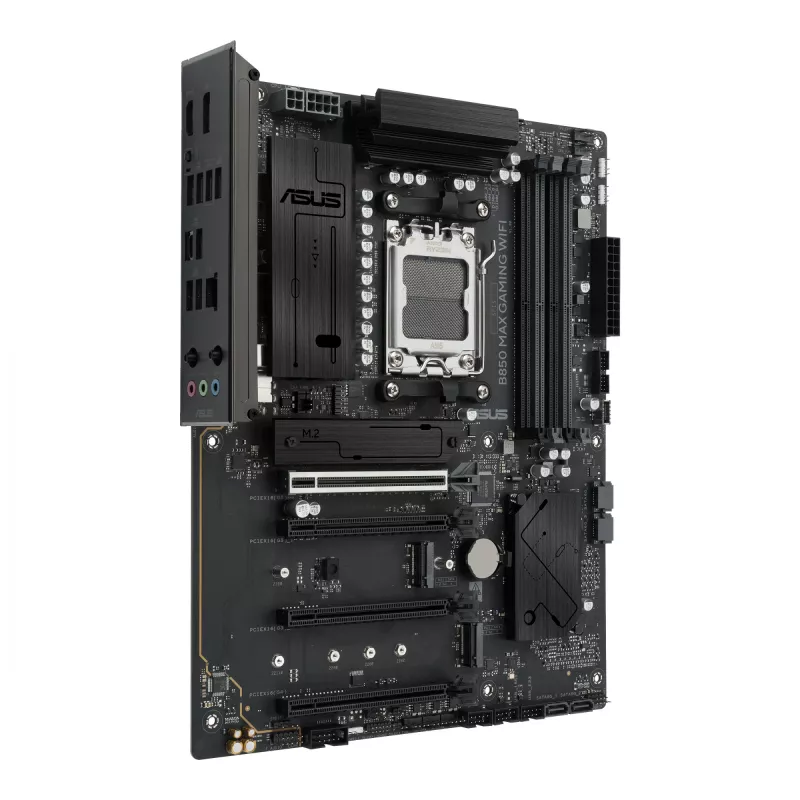 Motherboard ASUS B850 MAX GAMING WIFI Socket AM5 ATX, AMD B850, DDR5, 4 DIMM, 256 GB, Wi‑Fi 6E, 2.5Gb Ethernet