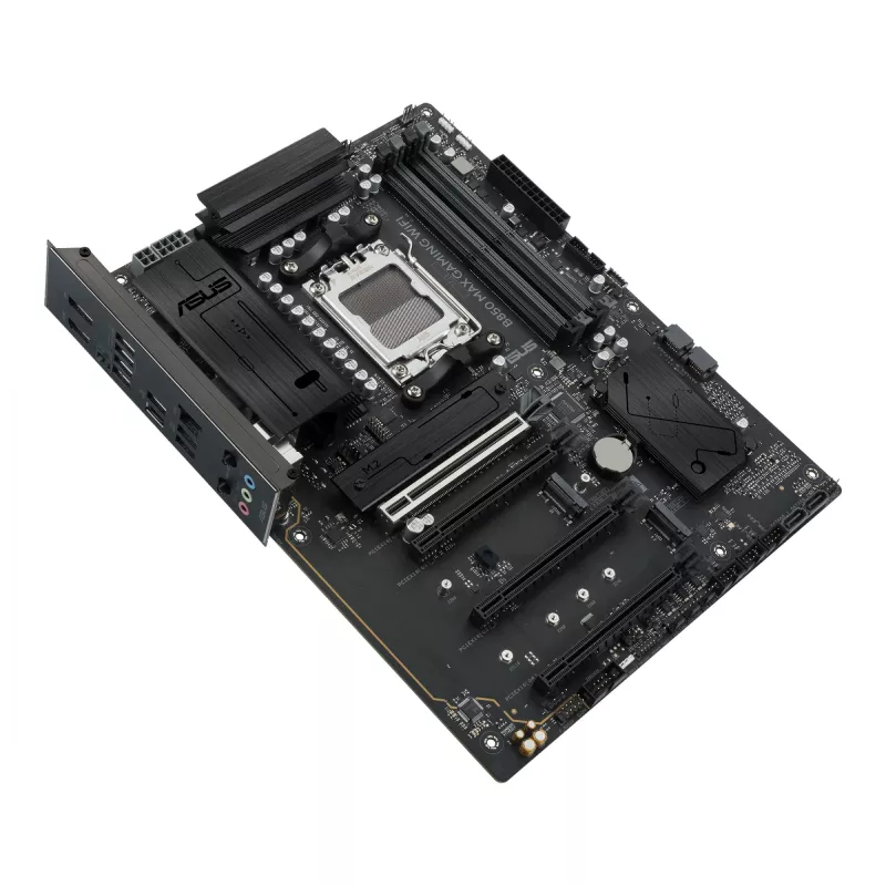 Motherboard ASUS B850 MAX GAMING WIFI Socket AM5 ATX, AMD B850, DDR5, 4 DIMM, 256 GB, Wi‑Fi 6E, 2.5Gb Ethernet