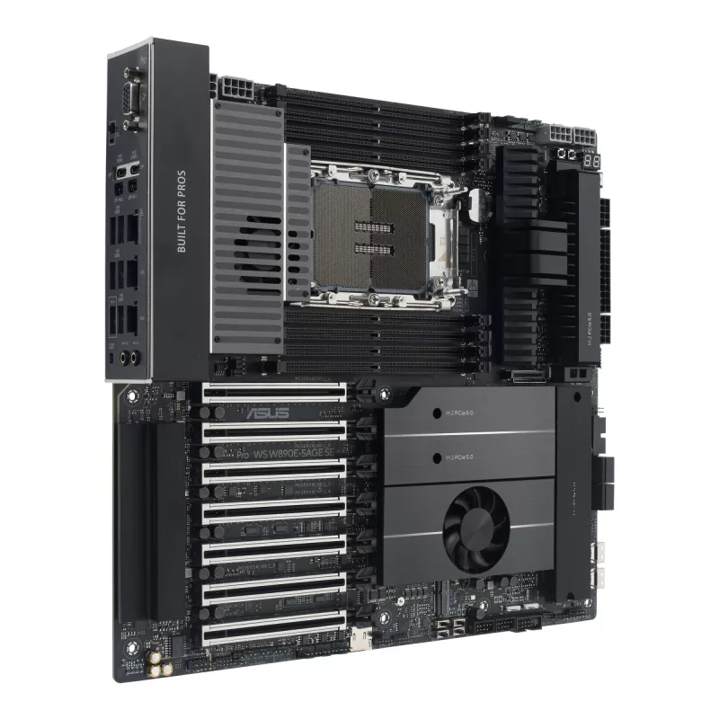 Motherboard ASUS Pro WS W890E-SAGE SE — Intel W890, LGA 4710-2, EEB, 8x DIMM DDR5, Octa-channel, 10GbE