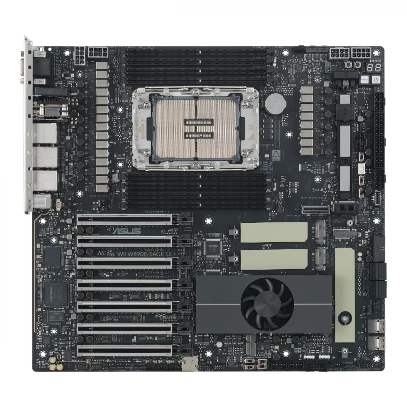 Motherboard ASUS Pro WS W890E-SAGE SE — Intel W890, LGA 4710-2, EEB, 8x DIMM DDR5, Octa-channel, 10GbE