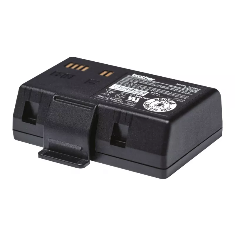 Battery for Brother label printers PABT009 – compatible with RJ-3035B and RJ-3055WB, 1 pc, black