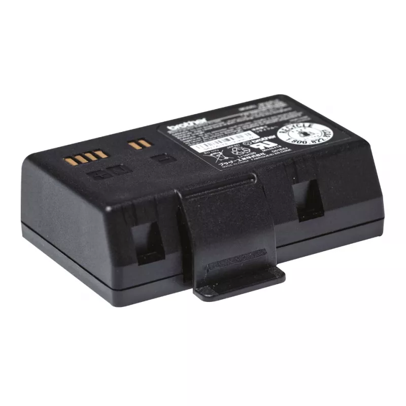 Battery for Brother label printers PABT009 – compatible with RJ-3035B and RJ-3055WB, 1 pc, black