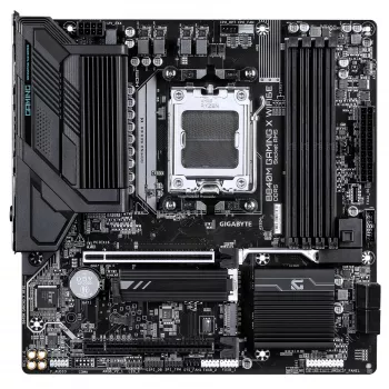 GIGABYTE B840M GAMING X WIFI6E Motherboard - AMD Ryzen 9000 CPUs, 8+2+2 Phases VRM, up to 8200MHz DDR5(O.C), 2xPCIe 4.0 M.2, Wi-Fi 6E, 2.5GbE LAN, USB 3.2 Gen 1