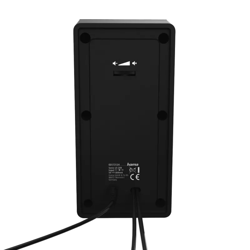 Speakers Hama Sonic LS-208 Black 8 W