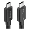 Hama USB-C USB cable USB 3.2 Gen 2 (3.1 Gen 2) 1 m USB C Black