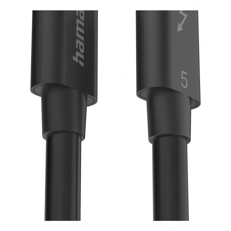 Hama USB-C USB cable USB 3.2 Gen 2 (3.1 Gen 2) 1 m USB C Black
