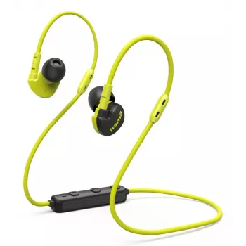 Hama Freedom Athletics III Headset Wireless Ear-hook, In-ear Sports Bluetooth Black, Yellow