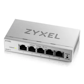 Managed L2 Gigabit Desktop Switch Zyxel GS1200-5V3 — 5 x RJ-45 10/100/1000, 10 Gbps switching