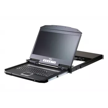 Rack console ATEN CL3116NX 47 cm (18.5 inch) LCD 1366x768 USB/PS2 VGA 1U Metal/Plastic Black