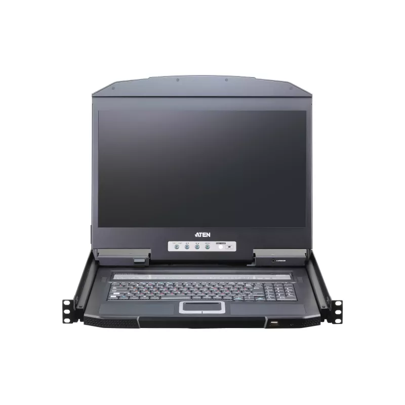 Rack console ATEN CL3116NX 47 cm (18.5 inch) LCD 1366x768 USB/PS2 VGA 1U Metal/Plastic Black