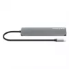 Manhattan USB-C Dock/Hub with Card Reader, Ports (x5): HDMI, USB-A (x2) and USB-C (x2), with Power Delivery (PD) 100W- requires external USB-C charger (not included). USB powered (no external power supply required) when PD is not in use