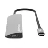 Manhattan USB-C Dock/Hub with Card Reader, Ports (x5): HDMI, USB-A (x2) and USB-C (x2), with Power Delivery (PD) 100W- requires external USB-C charger (not included). USB powered (no external power supply required) when PD is not in use