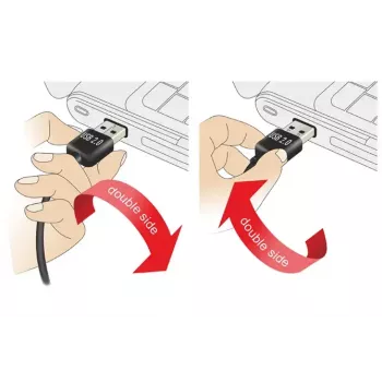 USB Cable DeLOCK 1m USB 2.0 A - B m/m Black
