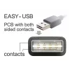 USB Cable DeLOCK 1m USB 2.0 A - B m/m Black