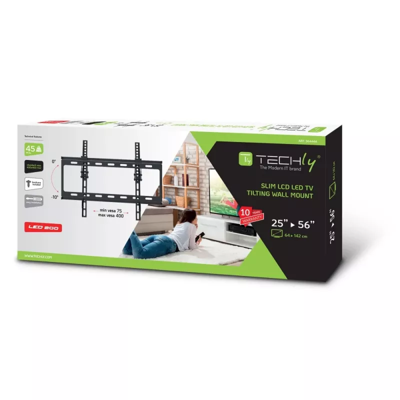 Techly ICA-PLB 261M TV mount/stand 142.2 cm (56 inch) Black