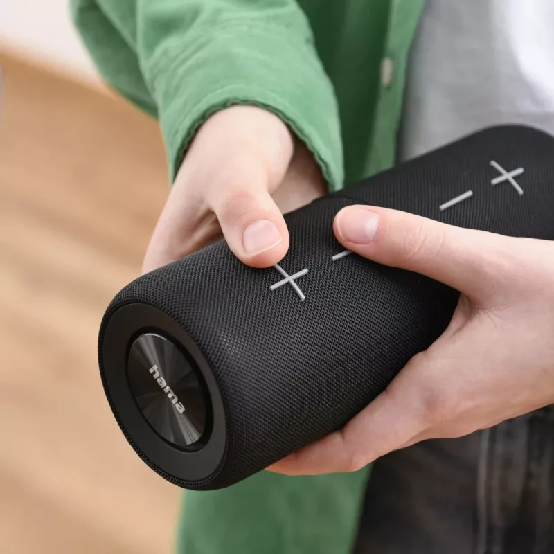 Hama Twin 4.0 Stereo portable speaker Black 30 W