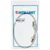 Intellinet Network Patch Cable, Cat6, 0.5m, Grey, Copper, S/FTP, LSOH / LSZH, PVC, RJ45, Gold Plated Contacts, Snagless, Booted, Lifetime Warranty