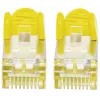Intellinet Network Patch Cable, Cat6, 1m, Yellow, Copper, S/FTP, LSOH / LSZH, PVC, RJ45, Gold Plated Contacts, Snagless, Booted, Lifetime Warranty