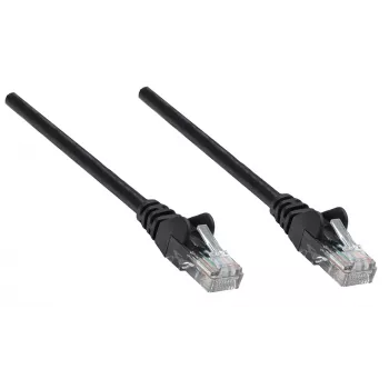 Intellinet Network Patch Cable, Cat6, 1.5m, Black, Copper, S/FTP, LSOH / LSZH, PVC, RJ45, Gold Plated Contacts, Snagless, Booted, Lifetime Warranty