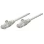Intellinet Network Patch Cable, Cat6, 1.5m, Grey, Copper, S/FTP, LSOH / LSZH, PVC, RJ45, Gold Plated Contacts, Snagless, Booted, Lifetime Warranty