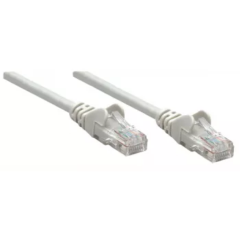 Intellinet Network Patch Cable, Cat6, 1.5m, Grey, Copper, S/FTP, LSOH / LSZH, PVC, RJ45, Gold Plated Contacts, Snagless, Booted, Lifetime Warranty