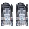 Intellinet Network Patch Cable, Cat6A, 2m, Black, Copper, S/FTP, LSOH / LSZH, PVC, RJ45, Gold Plated Contacts, Snagless, Booted, Lifetime Warranty