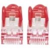 Intellinet Network Patch Cable, Cat6A, 2m, Red, Copper, S/FTP, LSOH / LSZH, PVC, RJ45, Gold Plated Contacts, Snagless, Booted, Lifetime Warranty