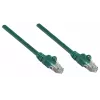 Intellinet Network Patch Cable, Cat6, 0.25m, Green, Copper, S/FTP, LSOH / LSZH, PVC, RJ45, Gold Plated Contacts, Snagless, Booted, Lifetime Warranty
