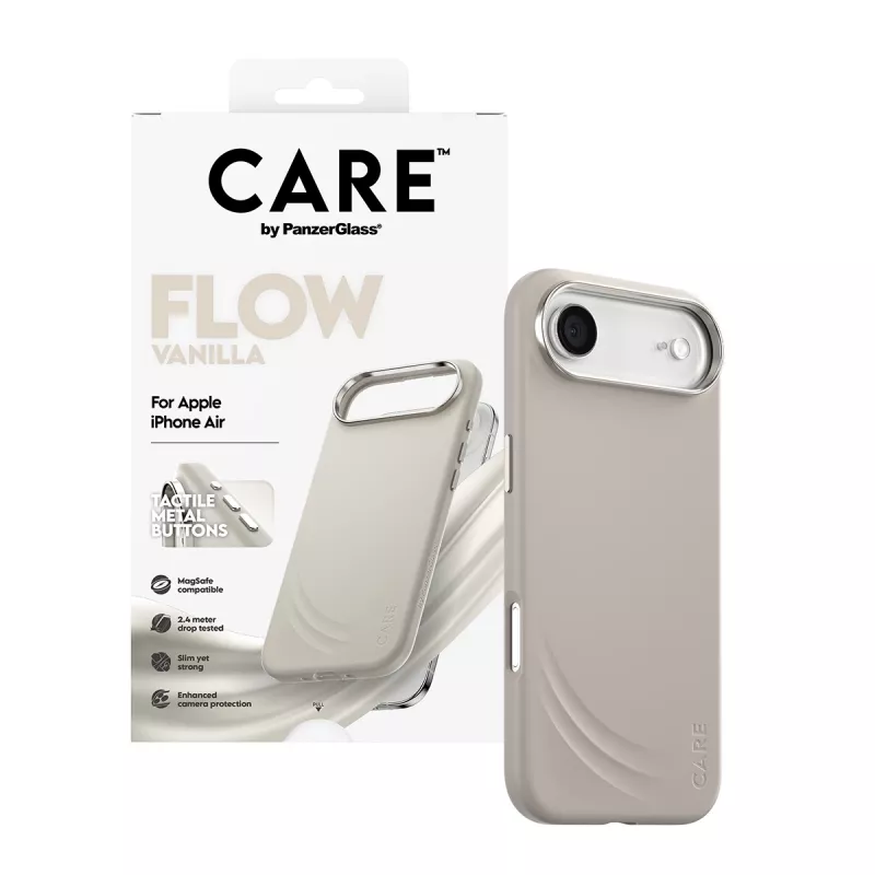Cover PanzerGlass CARE by Feature FLOW Case Vanilla w. MagSafe iPhone Air