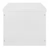 Intellinet Industrial IP55 19 inch Wall Mount Cabinet with Integrated Fans, 12U 600 mm (17.7 in.) Depth, Roof-mounted Two-fan Ventilation Unit, Dust- and Water-proof Enclosure, Assembled, Light Gray RAL7035