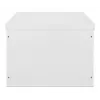 Intellinet Industrial IP55 19 inch Wall Mount Cabinet with Integrated Fans, 9U 600 mm (17.7 in.) Depth, Roof-mounted Two-fan Ventilation Unit, Dust- and Water-proof Enclosure, Assembled, Light Gray RAL7035