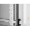 Intellinet Industrial IP55 19 inch Wall Mount Cabinet with Integrated Fans, 9U 600 mm (17.7 in.) Depth, Roof-mounted Two-fan Ventilation Unit, Dust- and Water-proof Enclosure, Assembled, Light Gray RAL7035