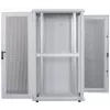 Intellinet 19 inch Server Cabinet - Free Standing, 42U, 600x1000mm (width x depth), Grey, Assembled, Max 1500kg, Multi-Point Door Lock, One Lock Per Side Panel, Usable Depth 123 to 773mm, IP20 rated, Rack, Steel