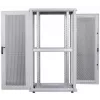 Intellinet 19 inch Server Cabinet - Free Standing, 42U, 600x1000mm (width x depth), Grey, Assembled, Max 1500kg, Multi-Point Door Lock, One Lock Per Side Panel, Usable Depth 123 to 773mm, IP20 rated, Rack, Steel