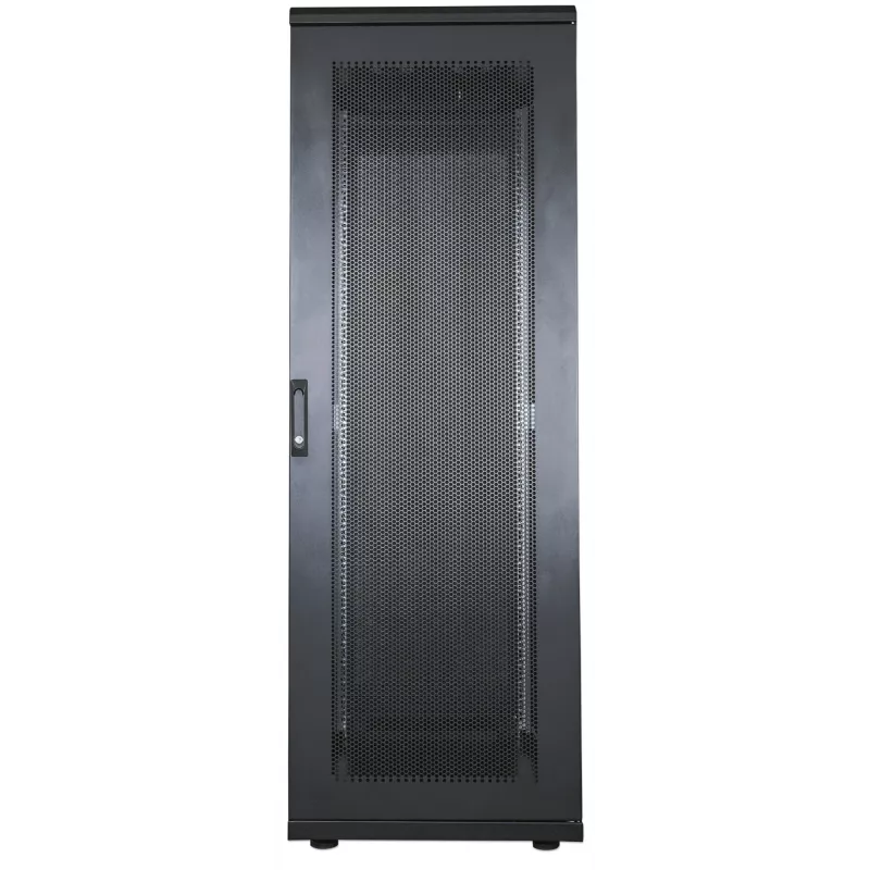 Intellinet 19 inch Server Cabinet - Free Standing, 42U, 800x1000mm (width x depth), Black, Assembled, Max 1500kg, Multi-Point Door Lock, One Lock Per Side Panel, Usable Depth 123 to 773mm, IP20 rated, Rack, Steel