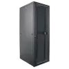 Intellinet 19 inch Network Cabinet - Free Standing, 42U, 800x800mm (width x depth), Black, Flatpack, Max 1500kg, Multi-Point Door Lock, One Lock Per Side Panel, Usable Depth 123 to 573mm, IP20 rated, Rack, Steel